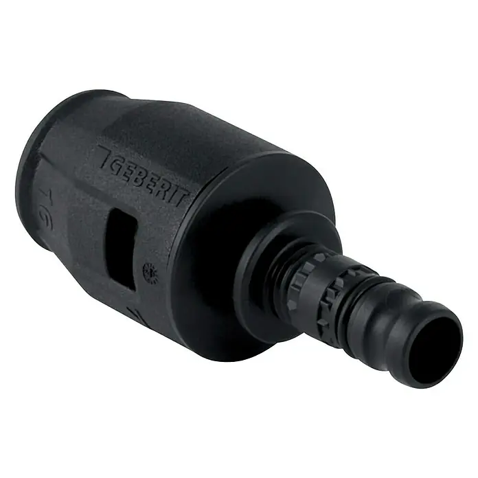 Geberit Pushfit Steck-Übergangsnippel - Durchmesser: 25 mm - Diagonale Ansicht