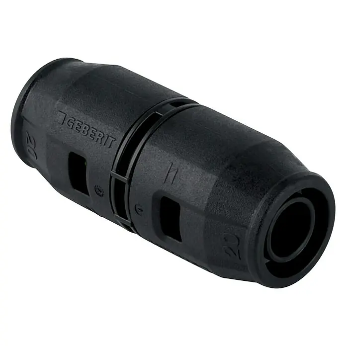 Geberit Pushfit Steckkupplung - Durchmesser: 25 mm - Diagonale Ansicht