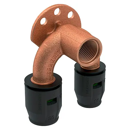 Geberit Pushfit Doppel-Anschlussverschraubung