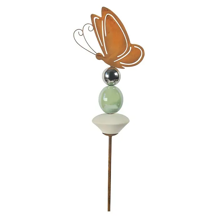 Gartendeko - Höhe: 113,5 cm, Edelstahl - Vorderansicht