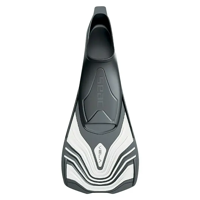 Seac Sub Aletas de buceo Vela - Talla de pie: 32/33, Blanco - Vista descendente