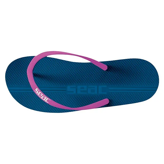 Seac Sub Chanclas Maui - Talla de pie: 33 - 34, Azul/Rosa - Vista descendente