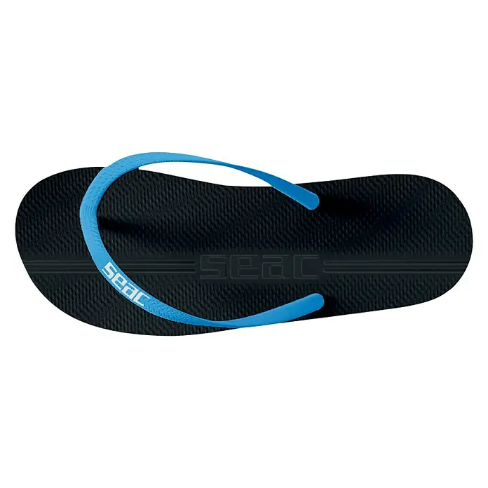 Seac Sub Chanclas Maui - Talla de pie: 33 - 34, Negro/Azul - Vista descendente