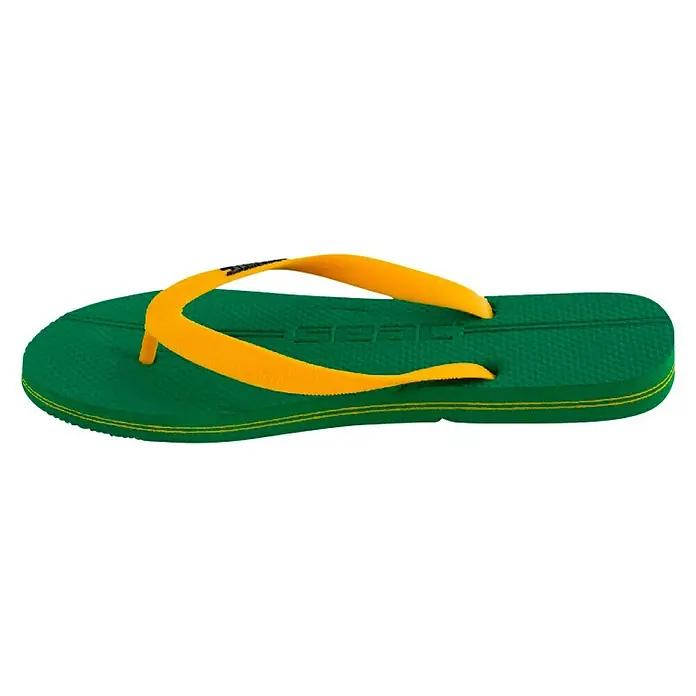 Seac Sub Chanclas Maui - Talla de pie: 43/44, Verde/Amarillo - Vista angular