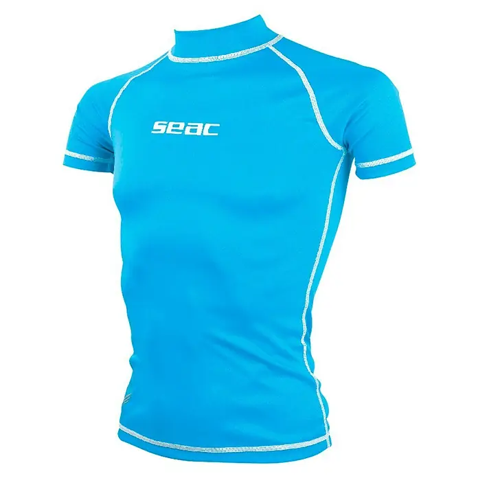 Seac Sub Camiseta térmica T-Sun Short - Azul, 7 años - Vista angular