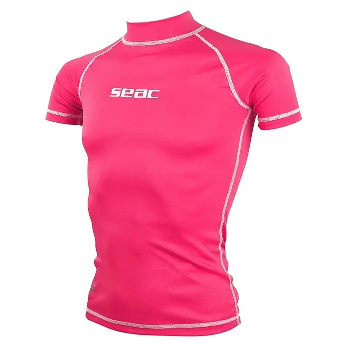 Seac Sub Camiseta térmica T-Sun Short - Rosa, 9 años - Vista angular