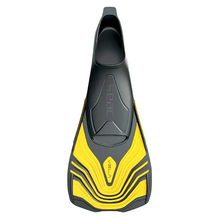 Seac Sub Aletas de buceo Vela - Talla de pie: 40/41, Amarillo - Vista descendente