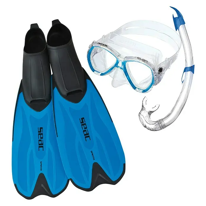 Seac Sub Set de buceo Spinta JR - Talla de pie: 28 - 30 - Vista angular