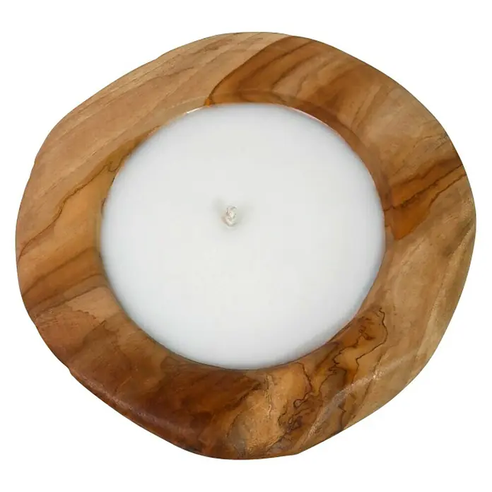 Dekorativna svijeća Amber - Promjer: 30 cm - Pogled odozgo
