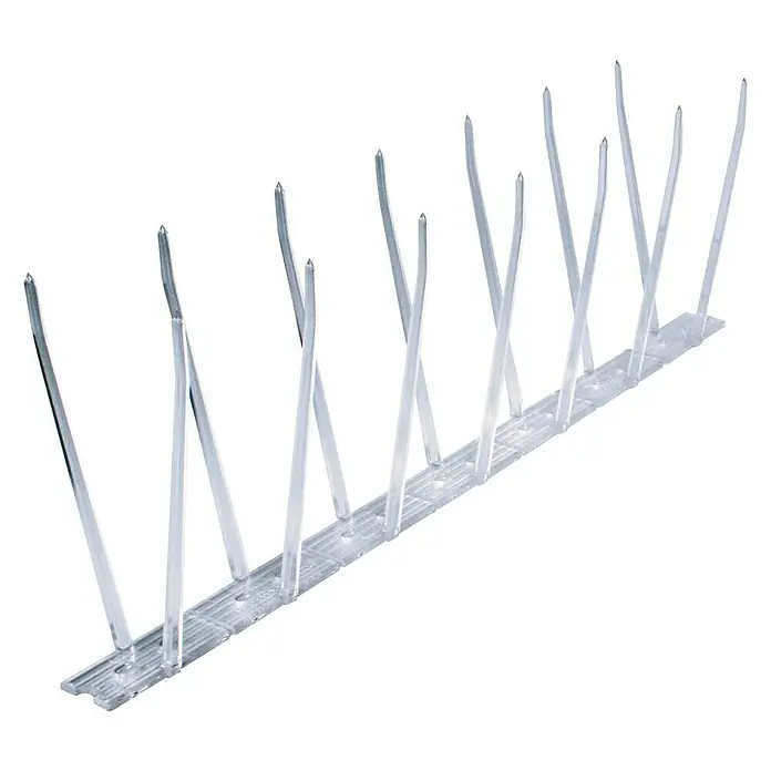 Swissinno Natural Control Taubenabwehr-Spikes - Länge: 300 cm, 9 Streifen, inkl. Kleber - Diagonale Ansicht