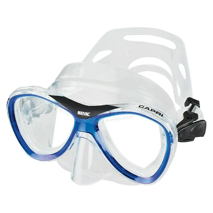Seac Sub Gafas de buceo Capri - Azul, Apto para: Adultos - Vista angular
