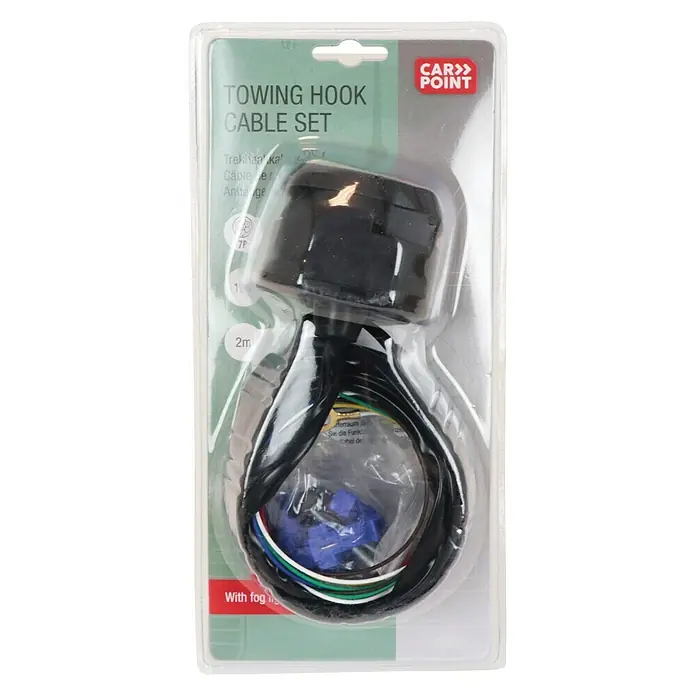 Carpoint Kabelset Trekhaak 2M - 7-polig, 12 V - Vooraanzicht