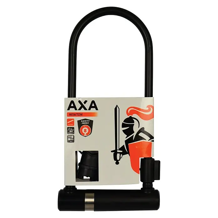 Axa U-slot Newton - Zwart - Vooraanzicht