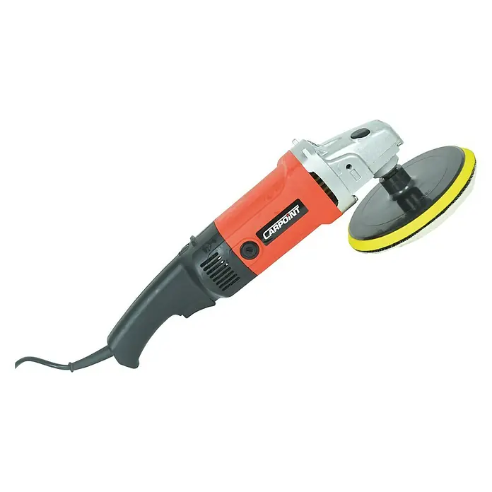 Carpoint Haakse polijstmachine - 1.200 W, 600 tpm - 3.000 tpm, Diameter polijstschijf: 180 mm - Diagonaal zicht