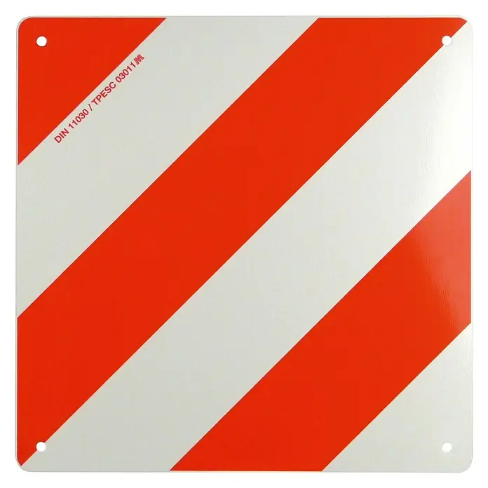Carpoint Waarschuwingsbord lange lading - 43 x 43 cm - Vooraanzicht