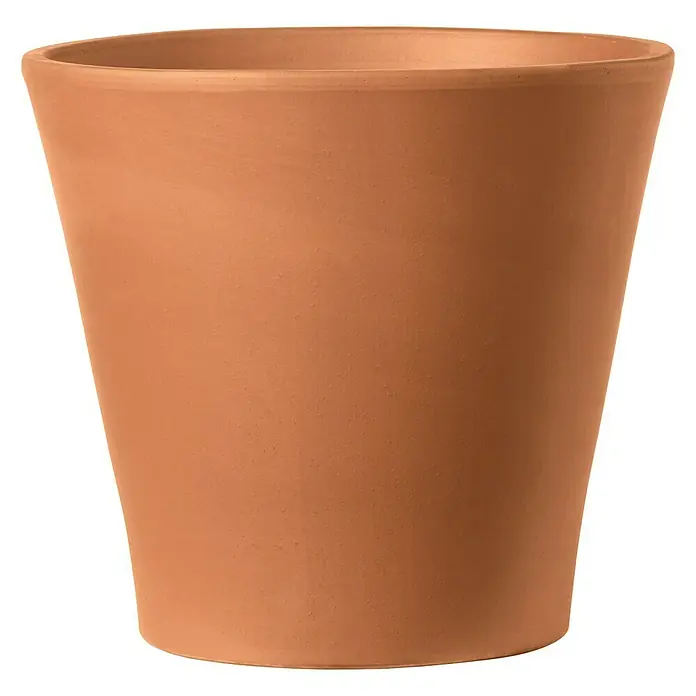 Maceta para planta Vaso Cono - Dimensiones externas (Ø x Al): 26 x 23,7 cm, Materiales naturales, Terracota - Vista frontal