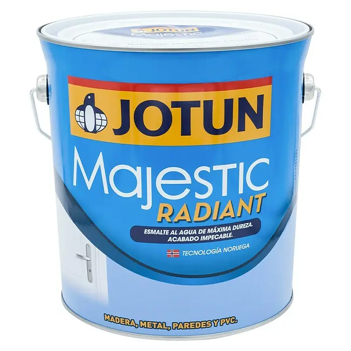 Jotun Esmalte de color Majestic Radiant - Blanco, 4 l, Brillante - Vista frontal