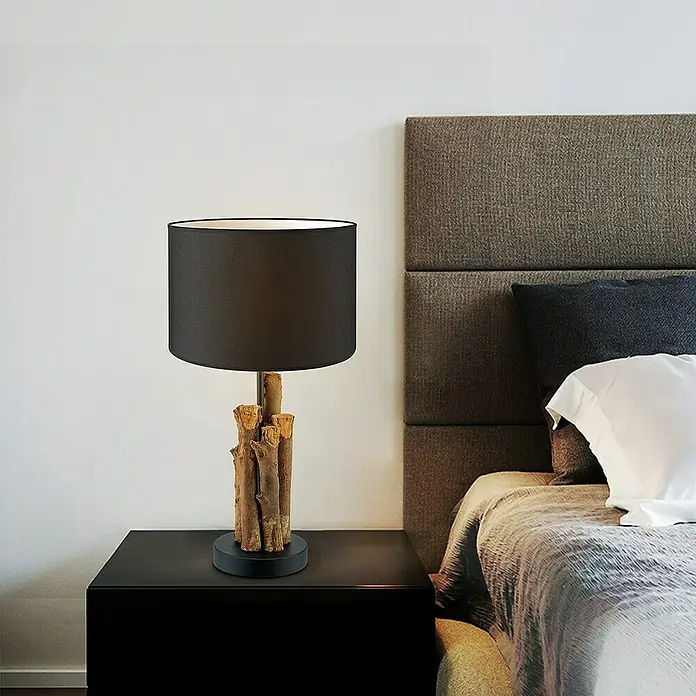 Home Sweet Home Lampvoet Bindy - 40 W, Kleur: Zwart, Hoogte: 33 cm - Sfeeropname
