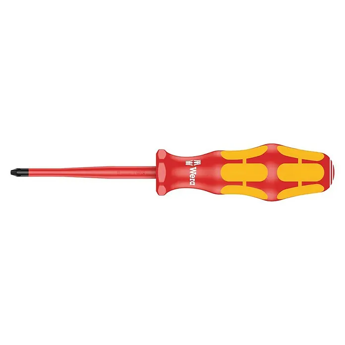 Wera Kraftform Plus Schraubendreher 162 IS - PH 1, Klingenlänge: 80 mm - Vorderansicht