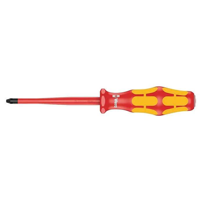 Wera Kraftform Plus Schraubendreher 162 ISS - PH 1, Klingenlänge: 80 mm - Vorderansicht