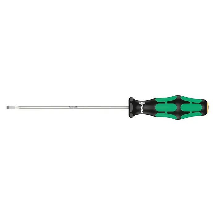 Wera Kraftform Plus Schraubendreher 335 - Klingenlänge: 125 mm, Klingenbreite: 3,5 mm - Vorderansicht