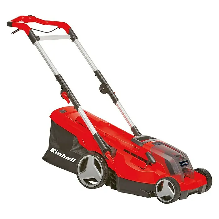 Einhell Power X-Change Accu Grasmaaier GE-CM 36/37 Li - 18 V, 2 accu's, 3 Ah, Snijbreedte: 37 cm - Diagonaal zicht