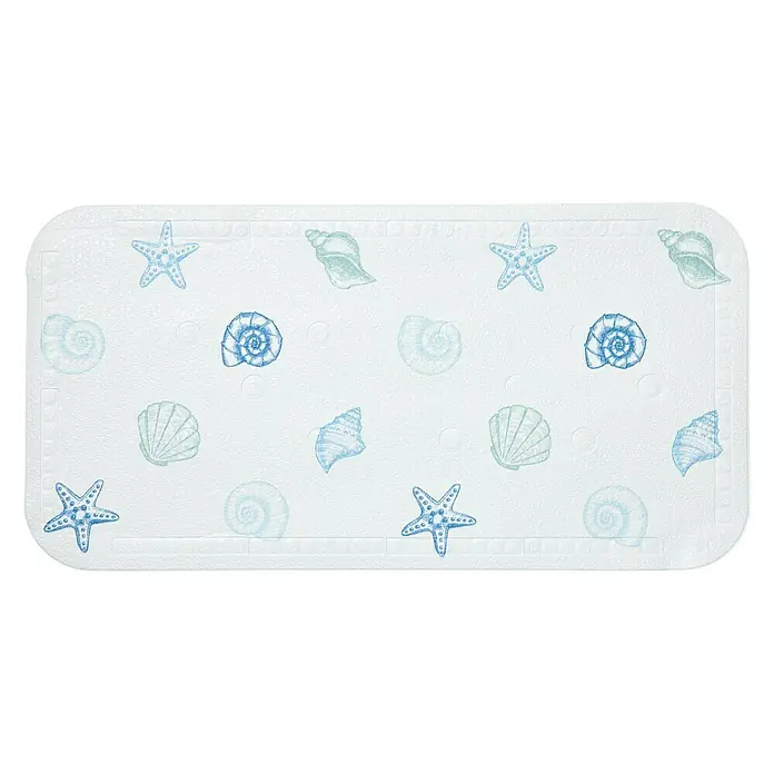 Diaqua Podloga za kadu Smoothie Mare - 35 x 71 cm, PVC, Plavo-bijele boje - Pogled sprijeda