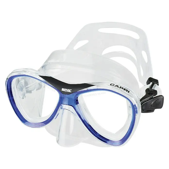 Seac Sub Gafas de buceo Capri - Azul, Apto para: Adultos - Vista angular
