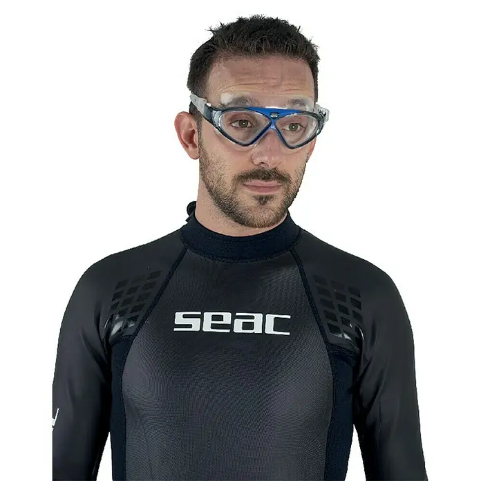 Seac Sub Gafas de natación Vision HD - Azul, Silicona - Producto en uso