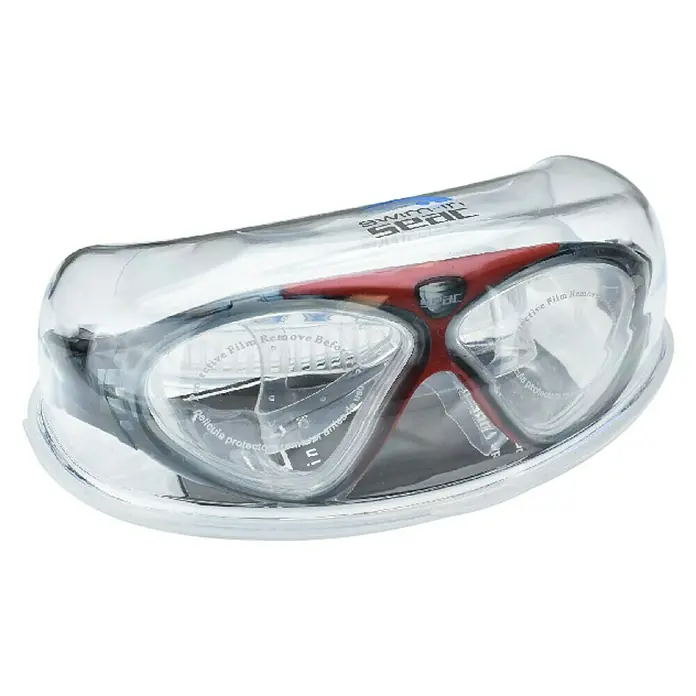 Seac Sub Gafas de natación Vision HD - Rojo, Silicona - Vista angular