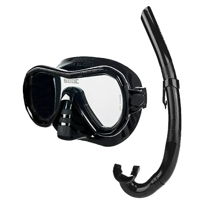 Seac Sub Set de buceo Giglio - Negro - Vista angular