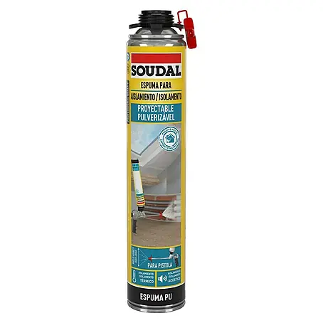 Soudal  Espuma de PU proyectable para aislamiento