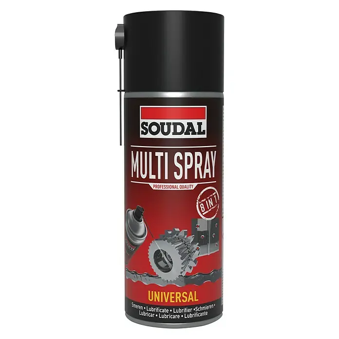 Soudal Lubricante Multispray - 400 ml - Vista frontal