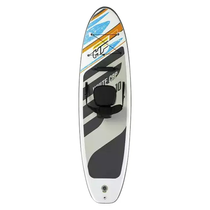 Hydro-Force SUP-daska White Cap - D x Š x V: 305 x 84 x 12 cm, Nosiva sila: 120 kg, Napuhljivo - Pogled sprijeda