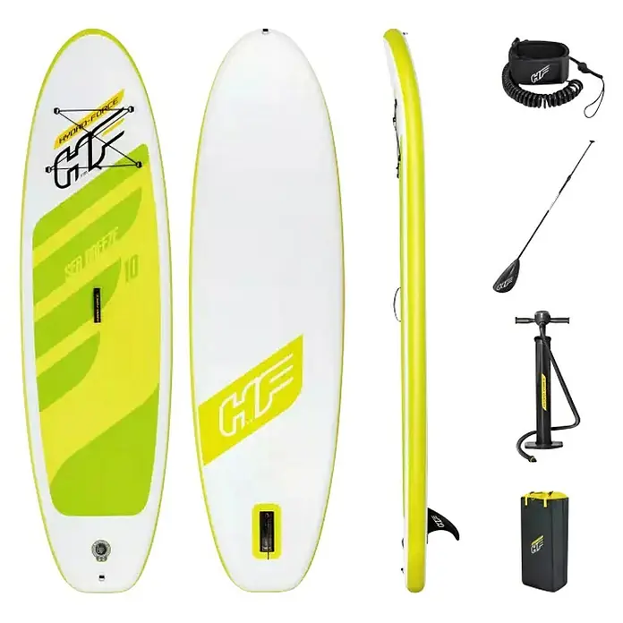 Hydro-Force SUP-daska Sea Breeze - D x Š x V: 3,05 m x 84 cm x 12 cm, Nosiva sila: 120 kg, Napuhljivo - Dijagonalni pogled