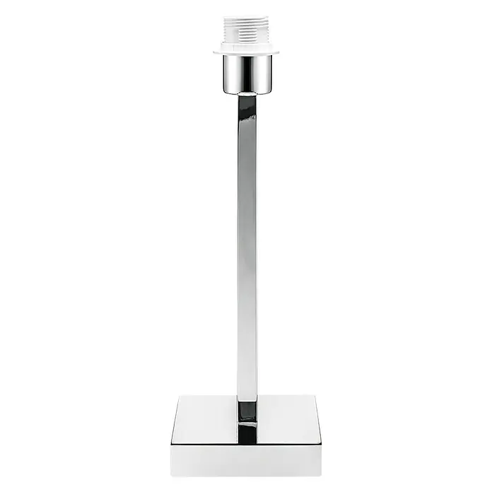 Home Sweet Home Lampvoet Gomez - 40 W, Kleur: Chroom, Hoogte: 40 cm - Vooraanzicht