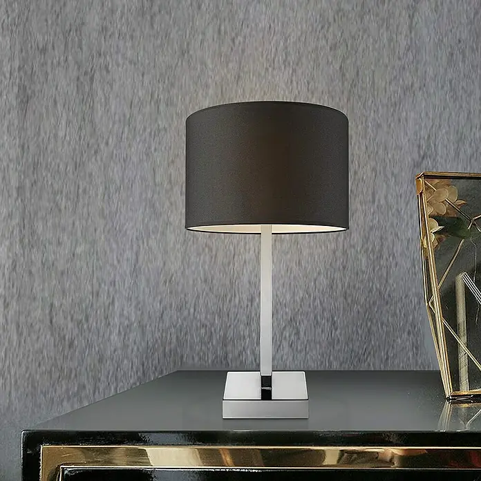 Home Sweet Home Lampvoet Gomez - 40 W, Kleur: Chroom, Hoogte: 40 cm - Sfeeropname