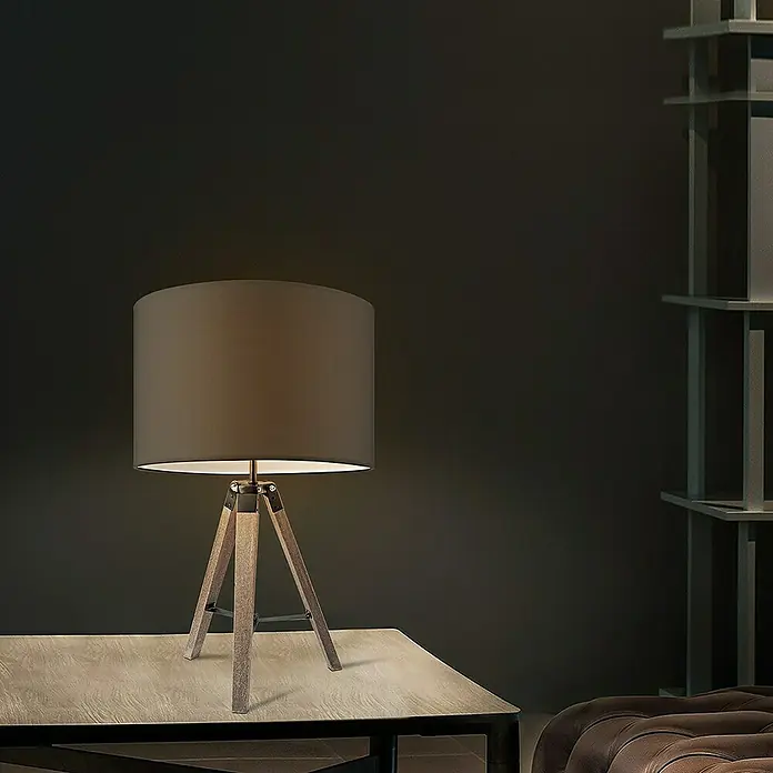 Home Sweet Home Lampvoet Dia - 40 W, Kleur: Donkerbruin, Hoogte: 38 cm - Sfeeropname