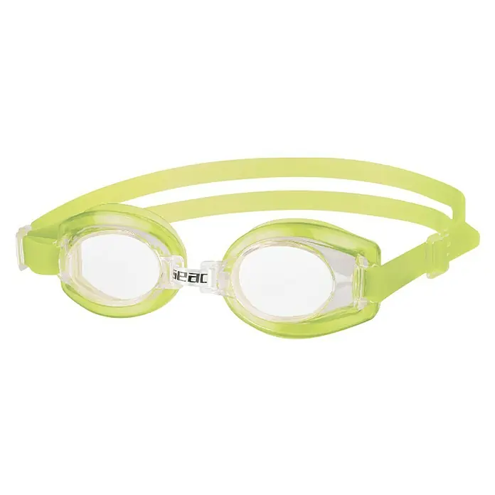 Seac Sub Gafas de natación Kleo - Amarillo, Apto para: Niños - Vista angular