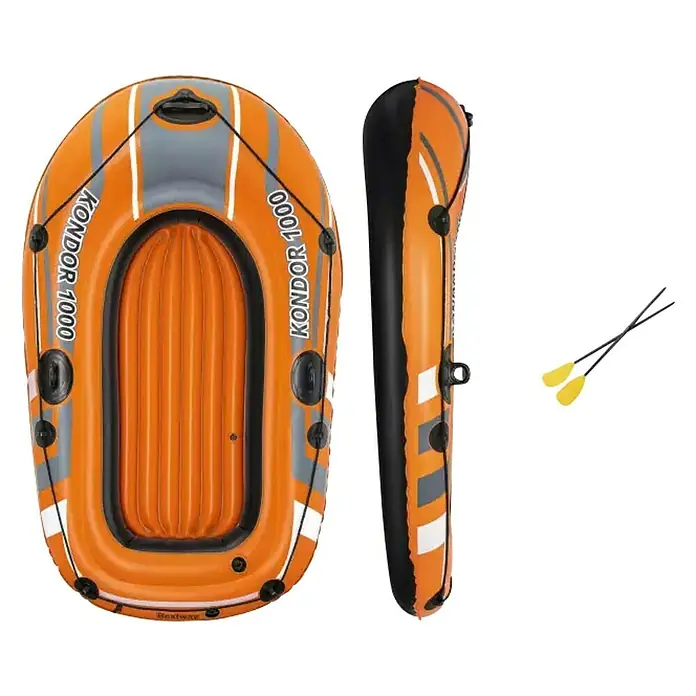 Hydro-Force Bote hinchable Kondor 1000-61078 - L x An x Al: 1,55 m x 93 cm x 30 cm, Apto para: 1 persona, Carga útil: 80 kg - Vista superior