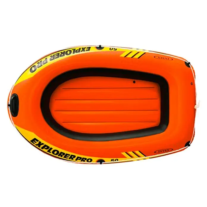 Intex Bote hinchable Explorer Pro 50 - L x An x Al: 137 x 85 x 23 cm, Apto para: 1 persona, Carga útil: 40 kg - Vista descendente
