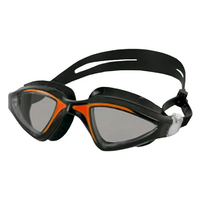 Seac Sub Gafas de natación Lynx - Negro/Naranja, Lentes ahumadas - Vista angular