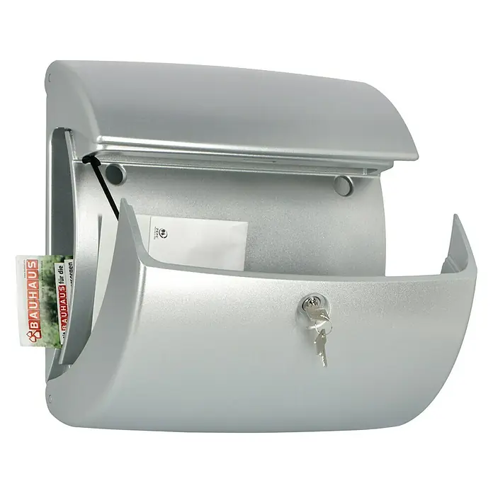 Burg-Wächter Briefkasten Kiel - Silber, DIN C4, 325 x 34 mm - Anwendungsbeispiel
