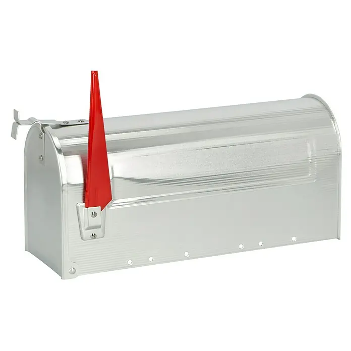 Burg-Wächter U.S.-Mailbox 892 - Aluminio, 480 x 170 x 220 mm - Producto en uso