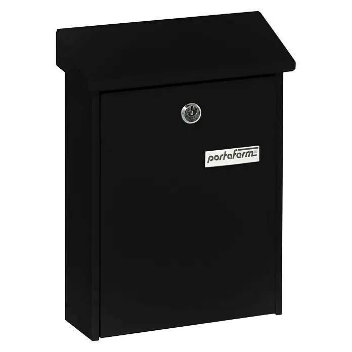 Portaferm Poštni nabiralnik [SI] PF 22 - 75 x 225 x 305 mm, [SI] Schwarz - Pogled pod kotom