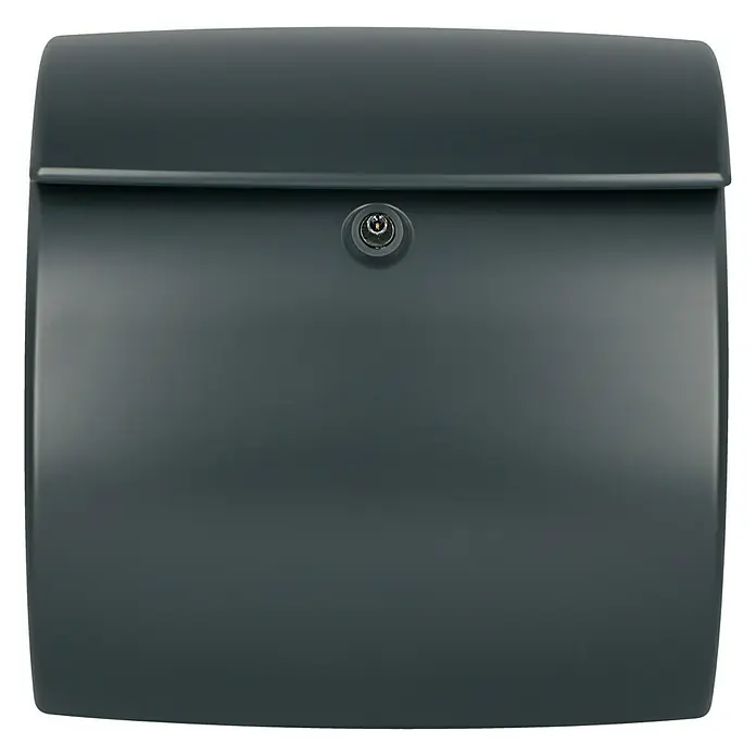 Burg-Wächter Briefkasten Pearl 886 - 380 x 178 x 400 mm, Granit, Mit Zeitungsfach, Kunststoff - Vorderansicht