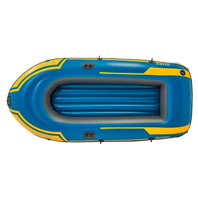 Intex Bote hinchable Challenger 2 - L x An x Al: 2,36 x 1,14 x 0,41 m, Apto para: 2 personas, Carga útil: 200 kg - Vista descendente