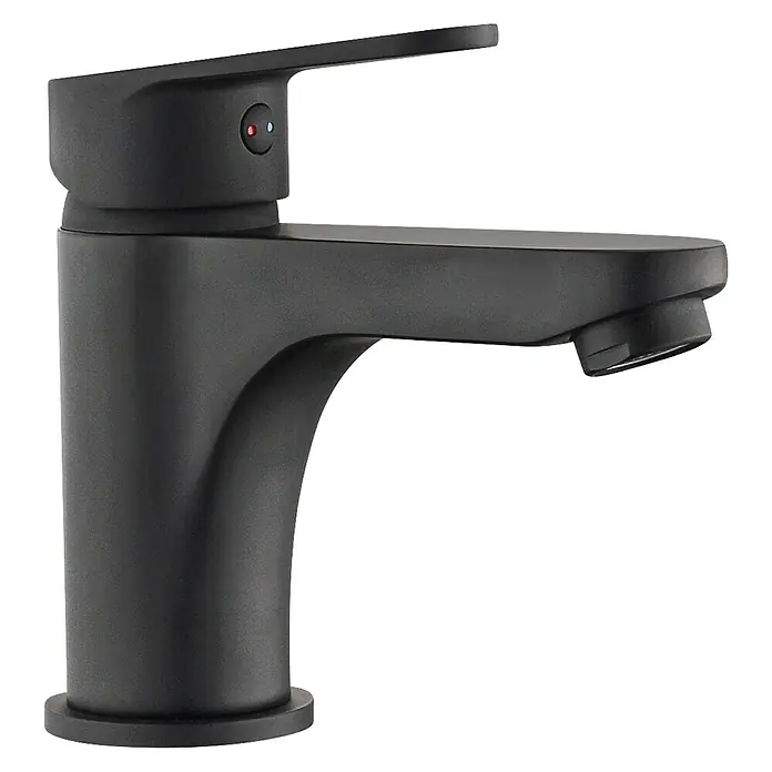 Camargue Elba Grifo de lavabo - Negro - Vista angular