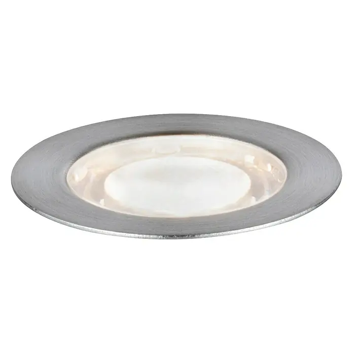 Paulmann Link & Light Bodeneinbauleuchte - 0,6 W, Silber - Diagonale Ansicht