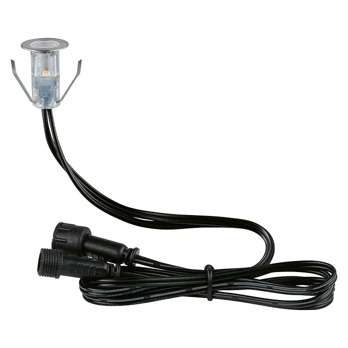 Paulmann Bodeneinbauleuchte Link & Light - 0,5 W, Silber - Diagonale Ansicht